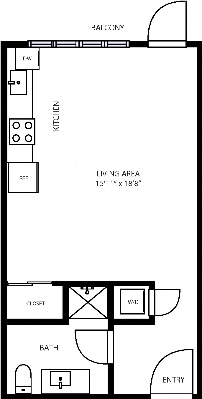 Studio floor plan